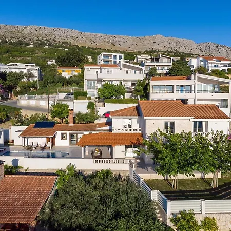 New! Seaview Matoli With Heated 50sqm Pool And 4 Bedrooms, Close To Split * Podstrana